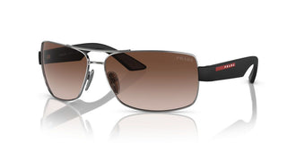 Prada Linea Rossa PS 50ZS men Grey Geometric Sunglasses