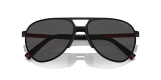 Prada Linea Rossa Ps 53zs Men Black Pilot Sunglasses