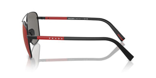 Prada Linea Rossa Ps 54zs Men Black Oval Sunglasses