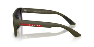 Prada Linea Rossa Ps A07s Men Green Rectangle Sunglasses