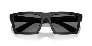 Prada Linea Rossa Ps A07s Men Black Rectangle Sunglasses