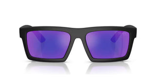 Prada Linea Rossa Ps A07s Men Black Rectangle Sunglasses