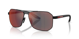 Prada Linea Rossa Ps A53s Men Black Pilot Sunglasses