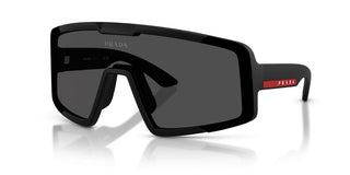 Prada Linea Rossa PS B07S men Black Shield Sunglasses
