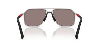Prada Linea Rossa PS B51S men Silver Pilot Sunglasses