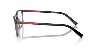 Prada Linea Rossa PS 03QV men Ruthenium Rectangle Eyeglasses