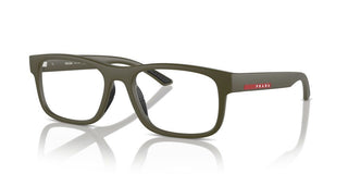 Prada Linea Rossa Ps  04qv Men Green Rectangle Eyeglasses