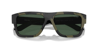 Prada Linea Rossa Ps  04zs Men Green Squared Sunglasses