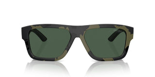 Prada Linea Rossa Ps  04zs Men Green Squared Sunglasses