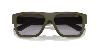 Prada Linea Rossa Ps  04zs Men Green Squared Sunglasses