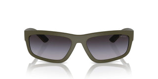Prada Linea Rossa Ps  05zs Men Green Rectangle Sunglasses