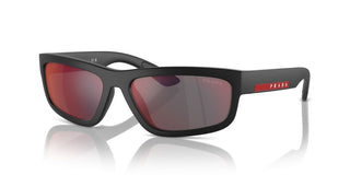 Prada Linea Rossa Ps  05zs Men Black Rectangle Sunglasses