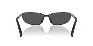 Prada Linea Rossa Ps  55zs Men Ruthenium Sports Sunglasses