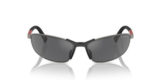 Prada Linea Rossa Ps  55zs Men Ruthenium Sports Sunglasses
