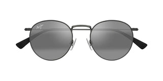 Maui Jim Pukaua Mj0667s Men Black Round Sunglasses