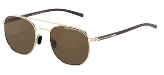 Porsche Design P'8695 unisex Gold Geometric Sunglasses