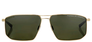 Porsche Design P'8696 unisex Gold Geometric Sunglasses