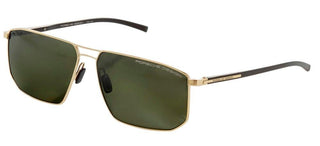 Porsche Design P'8696 unisex Gold Geometric Sunglasses