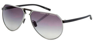 Porsche Design P'8938 men Silver Pilot Sunglasses