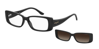 Pierre Cardin P.c. 8534/cs Women Black Rectangle Sunglasses