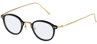 Rodenstock R7059 unisex Black Round Eyeglasses