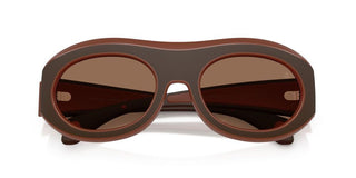 Moncler Ramillon Me8015u Unisex Brown Oval Sunglasses
