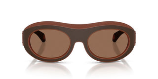 Moncler Ramillon Me8015u Unisex Brown Oval Sunglasses
