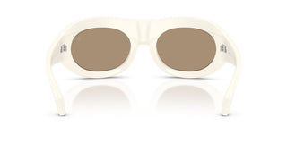Moncler Ramillon Me8015u Unisex White Oval Sunglasses