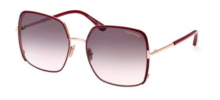 Tom Ford RAPHAELA FT 1006 women Red Geometric Sunglasses