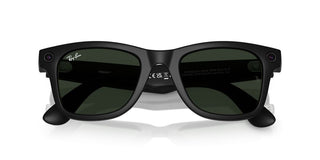 Ray-ban Ray-ban Meta Rw 4006 Wayfarer Unisex Black Squared Sunglasses