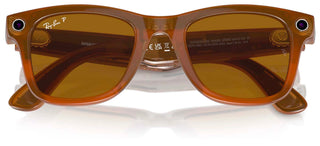 Ray-Ban RAY-BAN META RW 4006 WAYFARER unisex Brown Squared Sunglasses