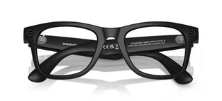 Ray-ban Ray-ban Meta Rw 4008 Wayfarer Unisex Black Squared Sunglasses
