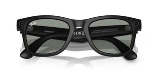 Ray-ban Ray-ban Meta Rw 4008 Wayfarer Unisex Black Squared Sunglasses