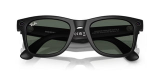 Ray-ban Ray-ban Meta Rw 4008 Wayfarer Unisex Black Squared Sunglasses