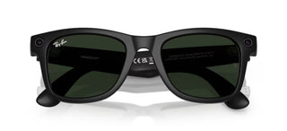 Ray-ban Ray-ban Meta Rw 4008 Wayfarer Unisex Black Squared Sunglasses