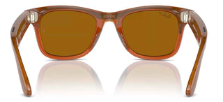 Ray-Ban RAY-BAN META RW 4008 WAYFARER unisex Brown Squared Sunglasses