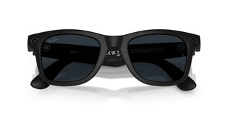 Ray-ban Ray-ban Meta Rw 4012 Wayfarer Unisex Black Squared Sunglasses