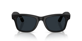 Ray-ban Ray-ban Meta Rw 4012 Wayfarer Unisex Black Squared Sunglasses