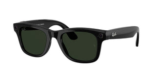 Ray-ban Ray-ban Meta Rw 4012 Wayfarer Unisex Black Squared Sunglasses