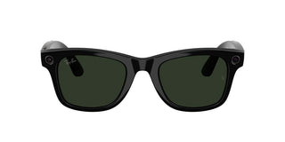 Ray-ban Ray-ban Meta Rw 4012 Wayfarer Unisex Black Squared Sunglasses