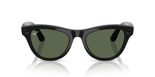 Ray-ban Ray-ban Meta Rw 4014 Skyler Unisex Black Oval Sunglasses