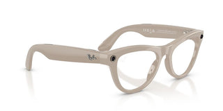 Ray-ban Ray-ban Meta Rw 4014 Skyler Unisex Grey Oval Sunglasses
