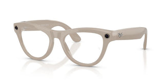 Ray-ban Ray-ban Meta Rw 4014 Skyler Unisex Grey Oval Sunglasses