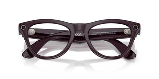Ray-ban Ray-ban Meta Rw 4014 Skyler Unisex Violet Oval Sunglasses