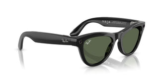 Ray-ban Ray-ban Meta Skyler Rw 4010 Unisex Black Cat Eye Sunglasses