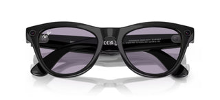 Ray-ban Ray-ban Meta Skyler Rw 4010 Unisex Black Cat Eye Sunglasses