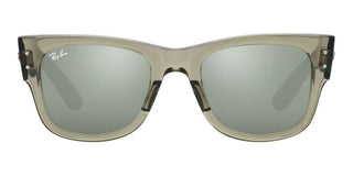 Ray-Ban RB 0840S unisex Green Squared Sunglasses