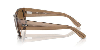 Ray-ban Rb 0947s Unisex Brown Squared Sunglasses