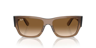 Ray-ban Rb 0947s Unisex Brown Squared Sunglasses