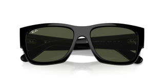 Ray-ban Rb 0947s Unisex Black Squared Sunglasses